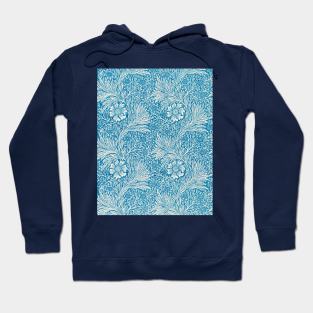 Marigold by William Morris, Vintage Textile Art Hoodie